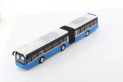 Sonic Articulated Bus With Sounds And Lights, Blue - Showcasts 1100 - Diecast Model Toy Bus