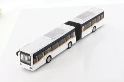Sonic Articulated Bus With Sounds And Lights, White - Showcasts 1100WD - Diecast Model Toy Bus