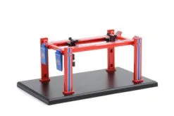 STP Four-Post Lift, Blue And Red - Greenlight 16120A/48 - 1/64 Scale Diecast Accessory