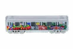 Metro Subway With Graffiti, Green - Showcasts 2233DGF - 1/43 Scale Diecast Model Toy Car