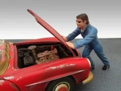 Mechanic Ken Figure, Blue - American Diorama Figurine 23790 - 1/18 Scale