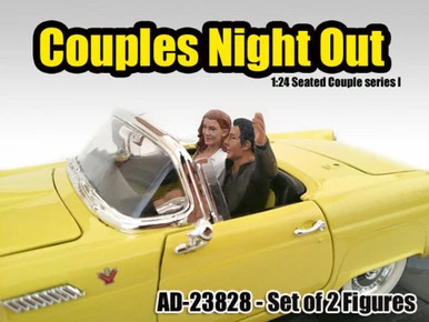 Seated Couple I Couples Night Out- American Diorama 23828 - 1/24 Scale Diecast Hobby Accessory