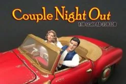 American Diorama Seated Couple II 'Couples Night Out' Set Of 2 Figures 23833B - 1/18 Scale Diecast Model Toy Car