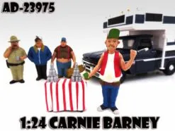Trailer Park Figures Series 1 Carnie Barney, American Diorama Figurine 23975 - 1/24 Scale