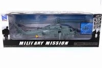 Sikorsky SH-60 Sea Hawk, Blue Gray - New Ray 25587 - 1/60 Scale Diecast Model Toy Car