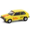 1974 Volkswagen Golf Mk1 - Hartetest Alaska-Feuerland Alaska, USA To Tierra Del Fuego, Argentina Car #2, Yellow - Greenlight 30239/48 - 1/64 Scale Diecast Model Toy Car