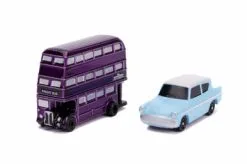 Jada Toys Harry Potter 2-Pack, Harry Potter - Jada 31719 - 1/65 Scale Diecast Model Toy Car