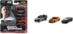 ModelToyCars Fast & Furious F9 Assortment, Fast 9 - Jada Toys 32481 - 1/65 Scale Diecast Model Toy Car