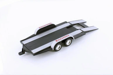 ModelToyCars Plastic Toy Car Trailer, Firestone - Maisto 33708 - 1/24 Scale Plastic Trailer Accessory