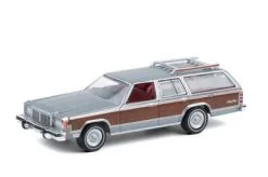 1981 Mercury Grand Marquis Colony Park, Dove Gray - Greenlight 36010E/48 - 1/64 Scale Diecast Car
