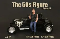 50's Style Figure III, American Diorama 38153 - 1/18 Scale Accessory For Diecast Cars