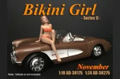 Bikini Girl November, Orange - American Diorama 38175 - 1/18 Scale Figurine - Diorama Accessory