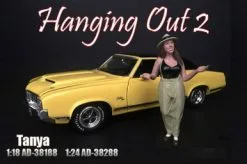 Tanya Figure, Green With Black - American Diorama 38188 - 1/18 Scale Figurine - Diorama Accessory