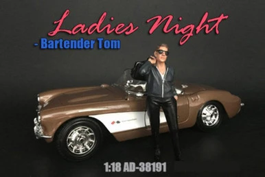 Ladies Night Tom Figure - American Diorama 38191 - 1/18 Figurine - Diorama Accessory