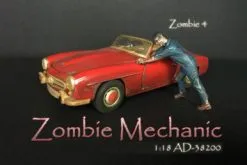 Zombie Mechanic IV, Blue - American Diorama 38200 - 1/18 Scale Figurine - Diorama Accessory