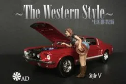 The Western Style V, Blue And Black - American Diorama 38205 - 1/18 Figurine - Diorama Accessory