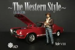 The Western Style VIII, Blue And Brown - American Diorama 38208 - 1/18 Figurine - Diorama Accessory