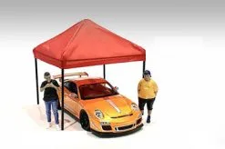 Canopy Set, Black - American Diorama 38248 - 1/18 Scale Figurine - Diorama Accessory