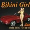Bikini Girl January, Yellow - American Diorama 38265 - 1/24 Scale Figurine - Diorama Accessory