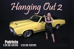 Patricia Figure, Black - American Diorama 38286 - 1/24 Scale Figurine - Diorama Accessory