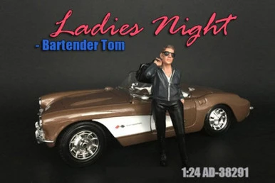 Ladies Night Tom Figure - American Diorama 38291 - 1/24 Figurine - Diorama Accessory