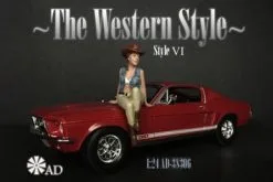 The Western Style VI, Beige And Blue - American Diorama 38306 - 1/24 Figurine - Diorama Accessory