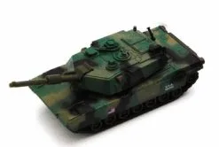 Showcasts Pullback Power Army Tank, Forest Camo - 405D - Model Toy Car