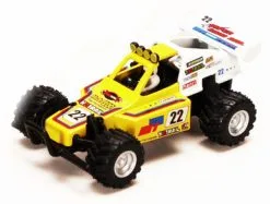 Turbo Buggy #22, Yellow - Kinsmart 5106D - 5" Diecast Model Toy Car