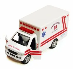 Rescue Team Ambulance, White - Showcasts 5259DW - 5 Inch Scale Diecast Model Replica