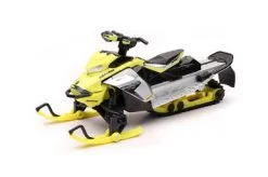 Can-Am Ski-Doo MXZ X-RS Snowmobile, Yellow And Black - New Ray 58203 - 1/20 Scale Diecast Replica