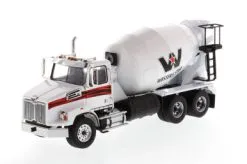 Western Star 4700 SFFA Concrete Mixer, White - Diecast Masters 71035 - 1/50 Scale Diecast Car