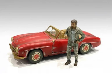 Auto Mechanic - Mechanic Tim, Green - American Diorama 76259 - 1/18 Figurine - Diorama Accessory
