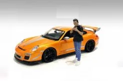 Car Meet 1 Figure VI, Black And Blue - American Diorama 76282 - 1/18 Figurine - Diorama Accessory