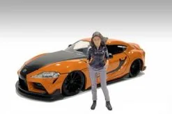 Car Meet 3 Figure 5, Blue - American Diorama 76330 - 1/18 Scale Figurine - Diorama Accessory