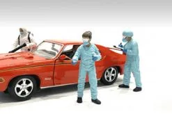 Hazmat Crew - Figure II, Blue - American Diorama 76368 - 1/24 Scale Figurine - Diorama Accessory