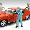 Hazmat Crew - Figure IV, Blue - American Diorama 76370 - 1/24 Scale Figurine - Diorama Accessory