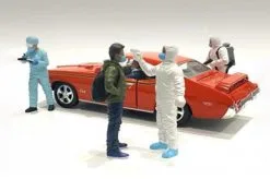 Hazmat Crew - Figure VI, White - American Diorama 76372 - 1/24 Scale Figurine - Diorama Accessory