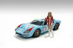 Race Day 2 Figure V, Red And White - American Diorama 76399 - 1/24 Figurine - Diorama Accessory