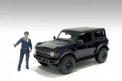 The Dealership - Male Salesperson, Blue - American Diorama 76407 - 1/24 Scale Figurine