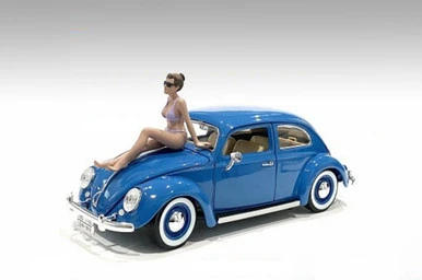Beach Girls - Carol, Purple - American Diorama 76415 - 1/24 Scale Figurine - Diorama Accessory