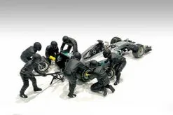 Formula One F1 Pit Crew Team Set II - American Diorama 76554 - 1/18 Figurine - Diorama Accessory