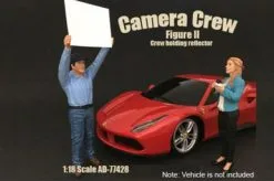 Camera Crew II 'Crew Holding Reflector' - American Diorama 77428 - 1/18 Scale Diecast Model Toy Car