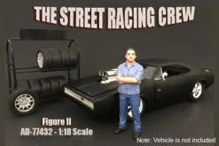 Street Racing Crew Figure #2 - American Diorama 77432 - 1/18 Scale Diecast Model Toy Car