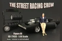 Street Racing Crew Figure #3 - American Diorama 77433 - 1/18 Scale Diecast Model Toy Car