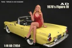 70s Style Figure - IV, American Diorama 77454 - 1/18 Scale Accessory For Diecast Cars