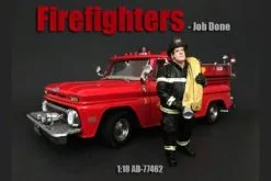 Firefighter Job Done, American Diorama 77462 - 1/18 Scale Accessory For Diecast Cars