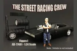 Street Racing Crew Figure #1 - American Diorama 77481 - 1/24 Scale Diecast Model Toy Car