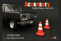 Traffic Cones, American Diorama 77520 - 1/18 Scale Accessory For Diecast Cars