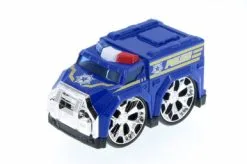 Super Engine Rescue Racer Police Car, Blue 78403D - Motor Max Showcasts 78401/3D - Diecast Car