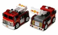 Chubby Champs Fire Engine, Red - 88002 - Collectible Model Toy Car
